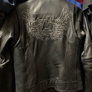 Women’s leather Harley jacket